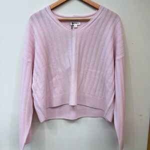 Spring and Mercer Pink Cashmere Sweater Size Large (NWT)
